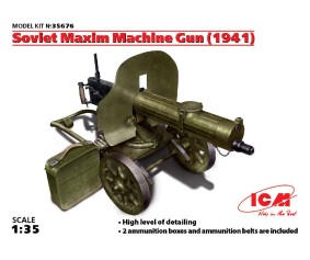 ICM 1/35 Soviet Maxim Machine Gun (1941)