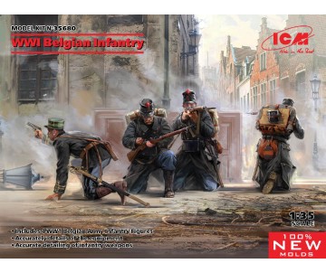 ICM 1/35 WWI Belgian Infantry