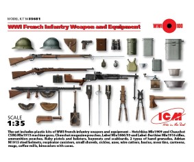 ICM 1/35 WWI French Infantry Weapon and Equipment