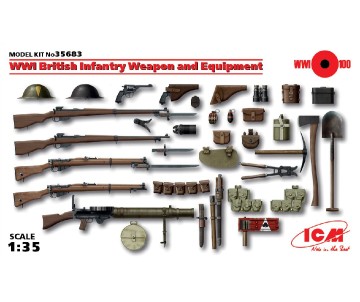 ICM 1/35 WWI British Infantry Weapon and Equipment