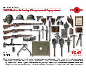 ICM 1/35 WWI Italian Infantry Weapon and Equipment