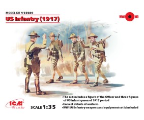 ICM 1/35 US Infantry (1917) (4 figures)