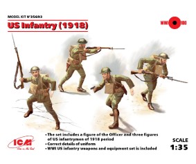 ICM 1/35 US Infantry (1918) (4 figures)  