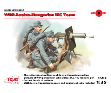 ICM 1/35 WWI Austro-Hungarian MG Team (2 figures)