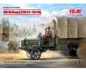 ICM 1/35 US Drivers (1917-1918) (2 figures)