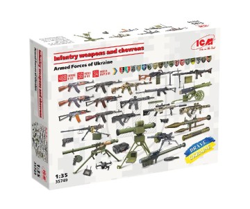 ICM 1/35 Infantry weapons and chevrons of the Armed Forces of Ukraine