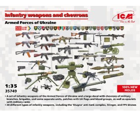 ICM 1/35 Infantry weapons and chevrons of the Armed Forces of Ukraine