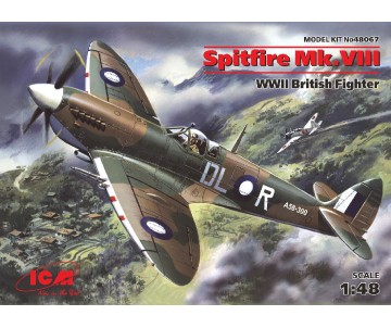 ICM 1/48 Spitfire Mk.VIII, WWII British Fighter
