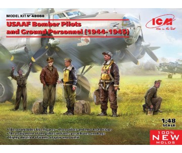 ICM 1/48 USAAF Bomber Pilots and Ground Personnel (1944-1945)