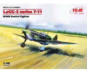 ICM 1/48 LaGG-3 series 7-11, WWII Soviet Fighter