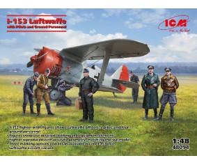 ICM 1/48 I-153 with Luftwaffe Pilots and Ground Personnel