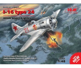 ICM 1/48 I-16 type 24, WWII Soviet Fighter