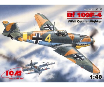 ICM 1/48 Messerschmitt Bf 109F-4, WWII German Fighter