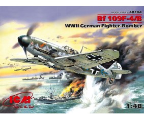 ICM 1/48 Messerschmitt Bf 109F-4/B, WWII German Fighter-Bomber