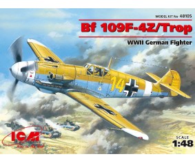 ICM 1/48 Messerschmitt Bf 109F-4Z/Trop, WWII German Fighter