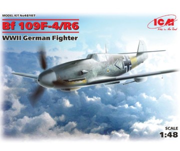 ICM 1/48 Messerschmitt Bf 109F-4/R6, WWII German Fighter