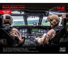 ICM Black Hawk crew (3 figures) (100% new moulds)