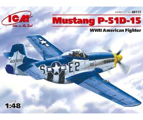 ICM 1/48 Mustang P-51D-15, WWII American Fighter