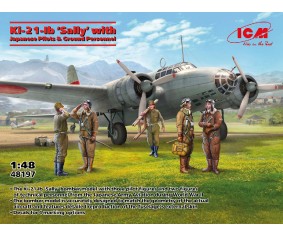ICM 1/48 Ki-21-Ib 'Sally' with Japanese Pilots and Ground Personnel