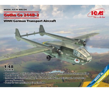 ICM 1/48 Gotha Go 244B-2, WWII German Transport Aircraft