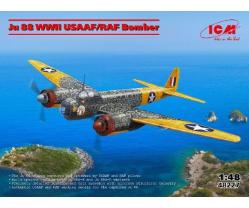 ICM 1/48 Ju 88 WWII USAAF/RAF Bomber