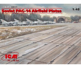 ICM 1/48 Soviet PAG-14 Airfield Plates (32 pieces) (543×324 mm)