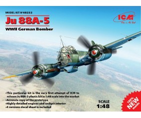 ICM 1/48 Ju 88A-5, WWII German Bomber