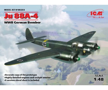ICM 1/48 Ju 88A-4, WWII German Bomber