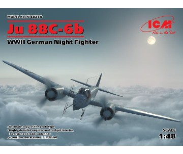 ICM 1/48 Ju 88С-6b, WWII German Night Fighter