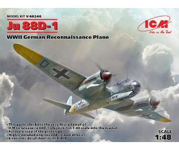 ICM 1/48 Ju 88D-1, WWII German Reconnaissance Plane