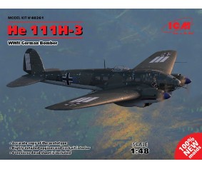 ICM 1/48 He 111H-3, WWII German Bomber