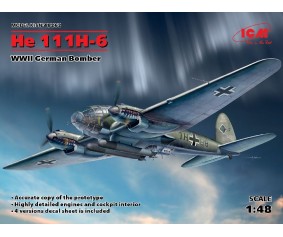 ICM 1/48 He 111H-6, WWII German Bomber