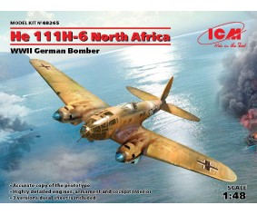 ICM 1/48 He 111H-6 North Africa, WWII German Bomber