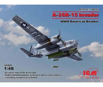 ICM 1/48 A-26B-15 Invader, WWII American Bomber