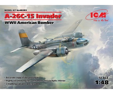 ICM 1/48 A-26С-15 Invader, WWII American Bomber