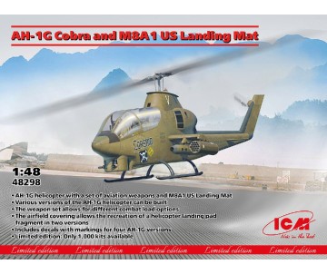 ICM 1/48 AH-1G Cobra and M8A1 US Landing Mat