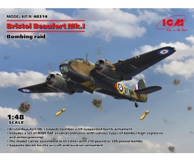ICM 1/48 Bristol Beaufort Mk.I. Bombing raid