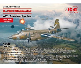 ICM 1/48 B-26B Marauder, WWII American Bomber