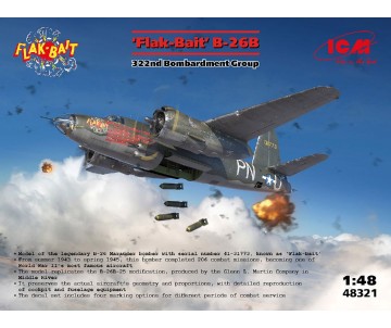 ICM 1/48 B-26B Marauder 'Flak Bait'. 322nd Bombardment Group