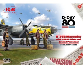 ICM 1/48 B-26B Marauder with USAAF Pilots and Ground Personnel