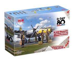 ICM 1/48 B-26B Marauder with USAAF Pilots and Ground Personnel