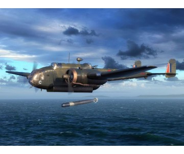 ICM 1/48 HP.52 Hampden TB.Mk.I WWII British torpedo bomber