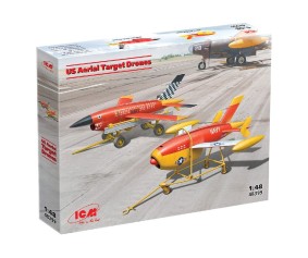 ICM 1/48 US Aerial Target Drons (2 drones and 2 trailers)