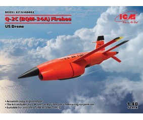 ICM 1/48 (BQM-34A) Q-2C Firebee, US Drone (2 airplanes and pilons)
