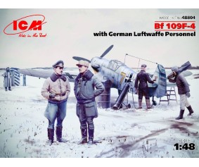 ICM 1/48 Bf 109F-4 with German Luftwaffe Personnel
