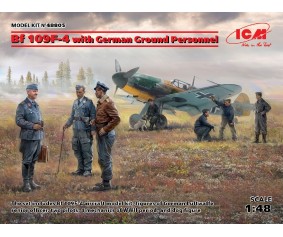 ICM 1/48 Bf 109F-4 with German Ground Personnel