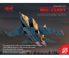 ICM 1/48 MiG-25 RBT, Soviet Reconnaissance Plane  