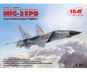 ICM 1/48 MiG-25 PD, Soviet Interceptor Fighter