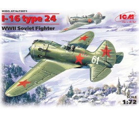 ICM 1/72 I-16 type 24, WWII Soviet Fighter