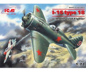 ICM 1/72 I-16 type 18, WWII Soviet Fighter 